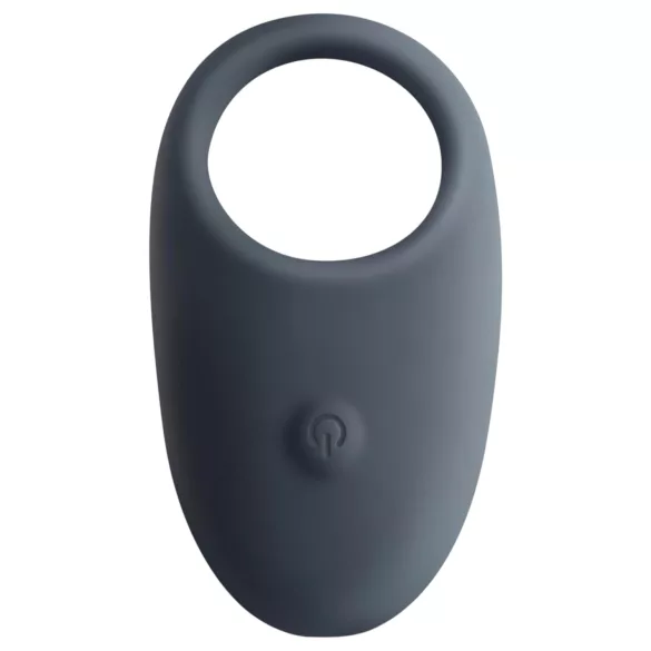 Boners - anello fallico vibrante ricaricabile impermeabile - silicone grigio