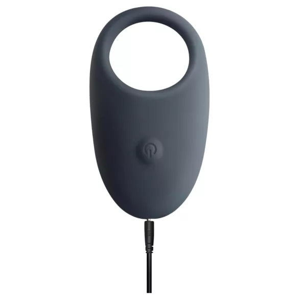 Boners - anello fallico vibrante ricaricabile impermeabile - silicone grigio