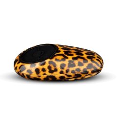   Mutandine vibranti Panthra Tania - ricaricabili con telecomando, motivo leopardato e nero