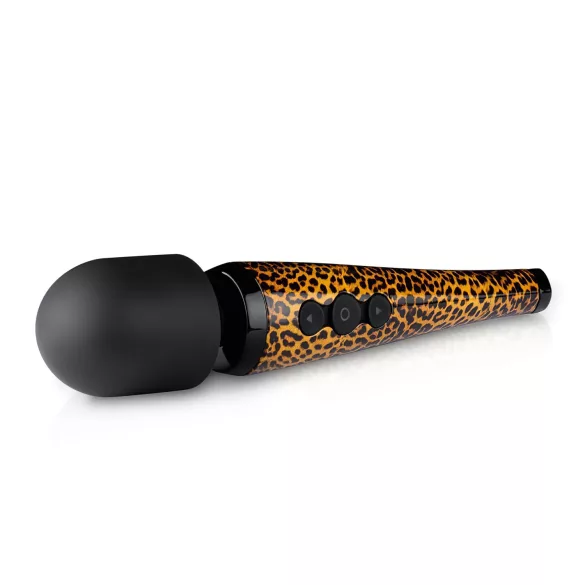 Panthra Shaka Wand - vibratore massaggiante ricaricabile - motivo leopardo nero