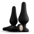 Panthra Kesia - set plug anale in silicone 3 pezzi - nero
