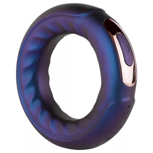 Hueman Saturn - anello fallico vibrante ricaricabile impermeabile - viola