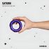 Hueman Saturno - Anello Vibrante Ricaricabile e Impermeabile (Viola)