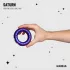 Hueman Saturn - anello fallico vibrante ricaricabile impermeabile - viola