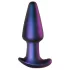 Hueman Meteoroid - vibratore anale rotante con perle e telecomando - viola