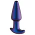 Hueman Meteoroid - vibratore anale rotante con perle e telecomando - viola