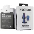 Hueman Meteoroid - vibratore anale rotante con perle e telecomando - viola