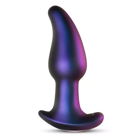 Hueman Asteroid - vibratore anale rotante con perle - silicone viola