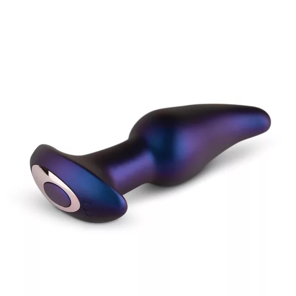 Hueman Asteroid - vibratore anale rotante con perle - silicone viola