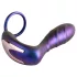 Hueman Black Hole - vibratore anale con telecomando e anello fallico (viola)