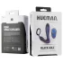 Hueman Black Hole - vibratore anale con telecomando e anello fallico (viola)