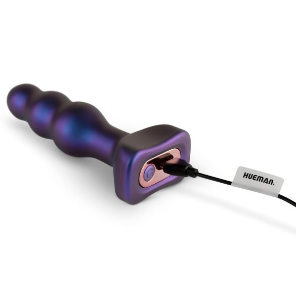 Hueman Space Inveder - vibratore anale ricaricabile impermeabile (viola)