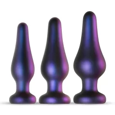 Hueman Comets - set plug anale silicone 3 pezzi - viola