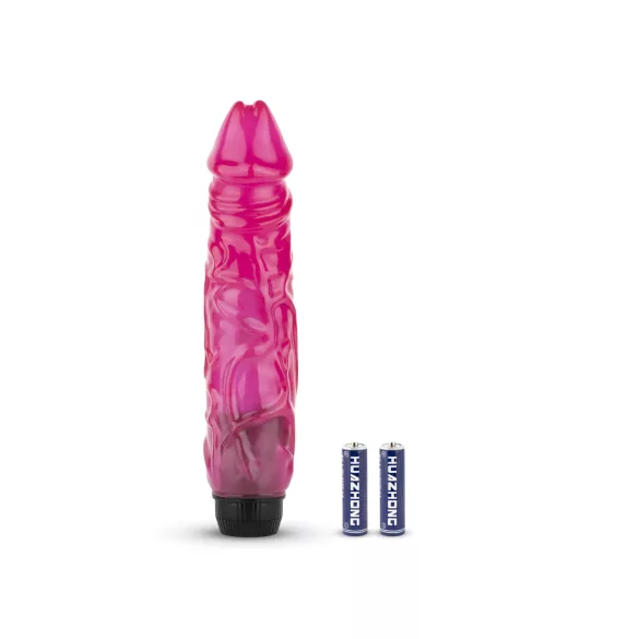 Easytoys Jelly Supreme - vibratore realistico - silicone rosa