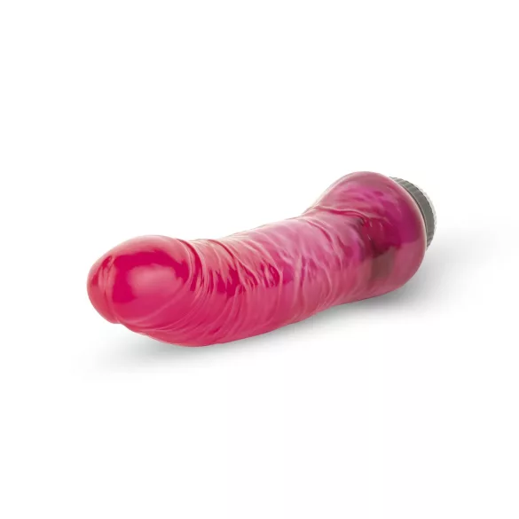 Easytoys Jelly Passion - vibratore realistico - silicone rosa