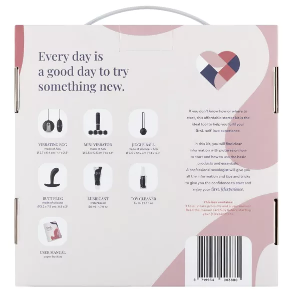 First. - Kit vibratore principiante - 6 pezzi - set stimolazione intima