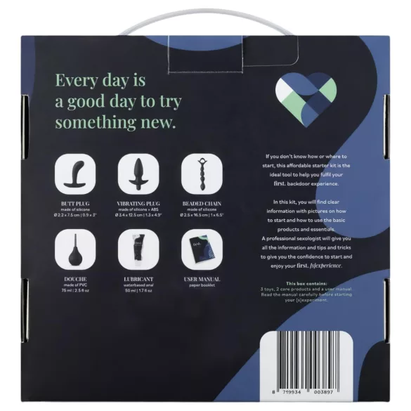 First. - Kit anale per principianti - 5 pezzi