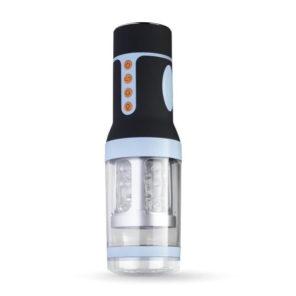 CRUIZR CM04 - Masturbatore rotante ricaricabile (nero-blu)