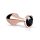Plug Anale Rosato - con Pietra Nera