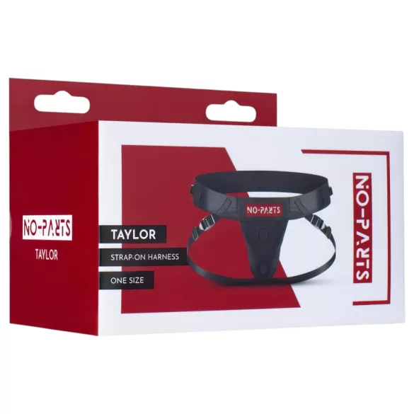 No-Parts Taylor - imbragatura strap-on doppio anello O regolabile S-L