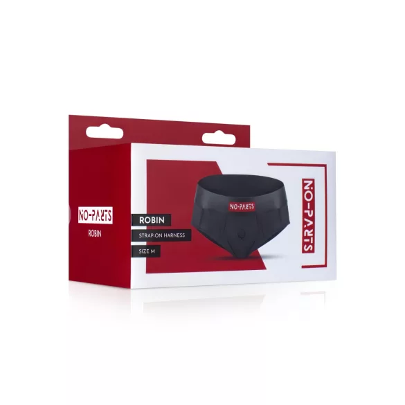 No-Parts Robin - mutandina strap-on - nero - S
