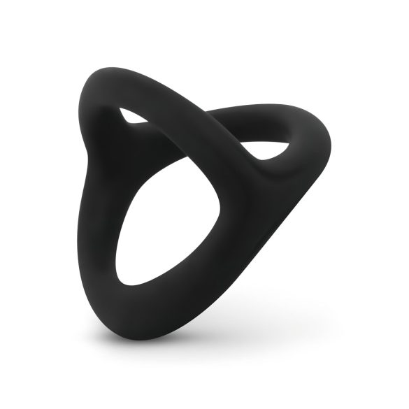 Anello Desire Easytoys - anello elastico per pene e testicoli (nero)