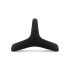 Anello Desire Easytoys - anello elastico per pene e testicoli (nero)