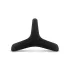 Easytoys Desire Ring - anello fallico e testicolare elastico - nero