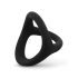 Anello Desire Easytoys - anello elastico per pene e testicoli (nero)