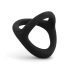 Anello Desire Easytoys - anello elastico per pene e testicoli (nero)