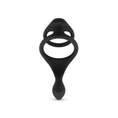   Anello del Piacere Easytoys - Anello flessibile per pene e testicoli (nero)