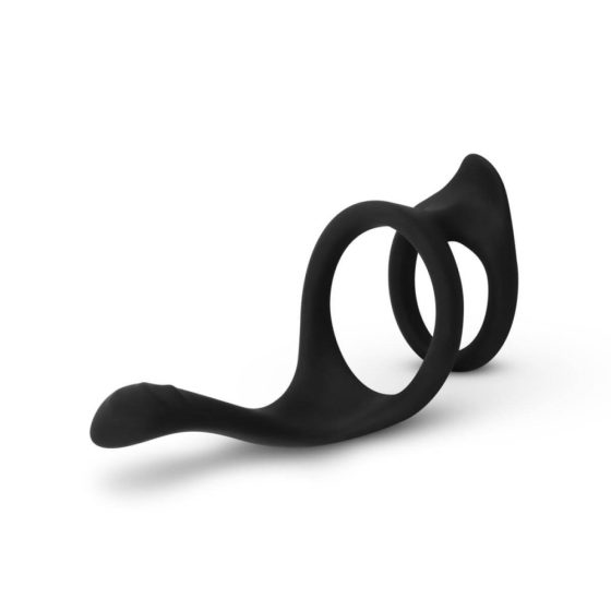 Anello del Piacere Easytoys - Anello flessibile per pene e testicoli (nero)