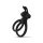 Easytoys Share Ring - Anello Vibrante per Pene e Testicoli (nero)