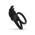 Easytoys Share Ring - Anello Vibrante per Pene e Testicoli (nero)