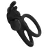 Easytoys Share Ring - anello vibrante pene e testicoli - silicone nero