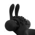 Easytoys Share Ring - Anello Vibrante per Pene e Testicoli (nero)