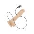 Real Fantasy Conrad - vibratore a ventosa - 20 cm (naturale)