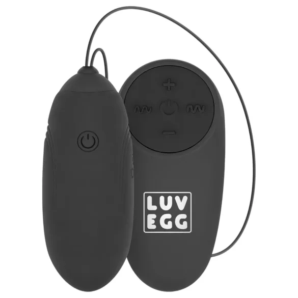 LUV EGG - ovetto vibrante wireless ricaricabile - nero