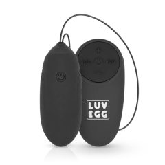   UOVO VIBRANTE LUV - con telecomando senza fili e ricaricabile (nero)