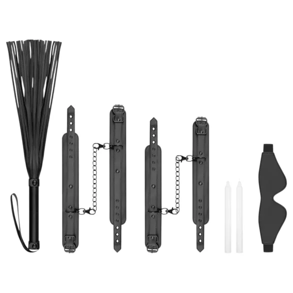 Bedroom Fantasies - kit BDSM completo 5 pezzi - nero