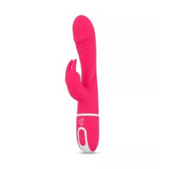   Vibratore stimolante per il punto G con leprotto clitorideo Easytoys (rosa)