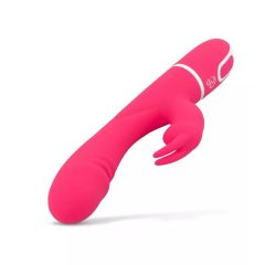   Vibratore stimolante per il punto G con leprotto clitorideo Easytoys (rosa)