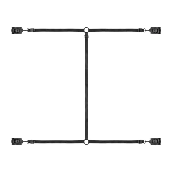 Bedroom Fantasies - set bondage per letto - nero