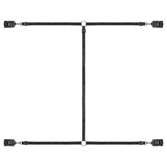 Bedroom Fantasies - set bondage per letto - nero
