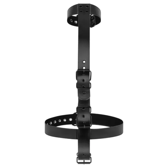 Bedroom Fantasies - set BDSM con collare e polsiere - nero