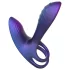 Hueman Infinity Ignite - anello vibrante per pene e testicoli - silicone viola