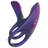 Hueman Infinity Ignite - anello vibrante per pene e testicoli - silicone viola