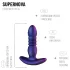 Hueman Supernova - vibratore anale con spinta - silicone viola