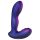 Galassia Hueman - vibratore anale pulsante (viola)