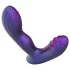 Hueman Galaxy - vibratore anale pulsante - silicone viola